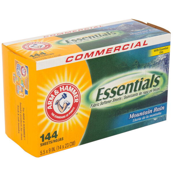 Arm Hammer 144 Count Essentials Mountain Rain Dryer Sheets 6 Case - Arm And Hammer Fabric Softener Sheets Msds Arm Hammer 144 Count Essentials Mountain Rain Dryer Sheets 6 Case - Arm And Hammer Fabric Softener Sheets Msds
