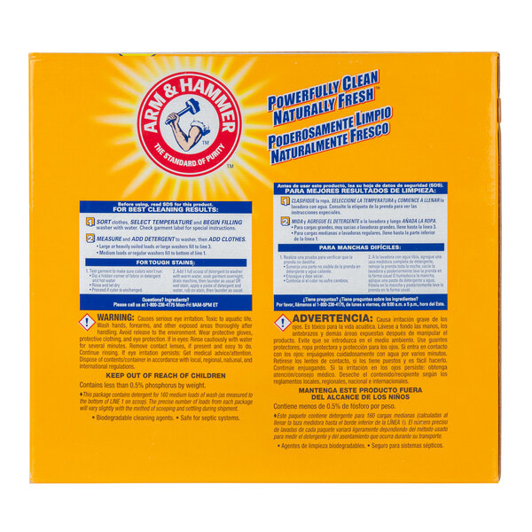 Arm & Hammer 9.86 lb. Clean Burst HE Powder Laundry Detergent