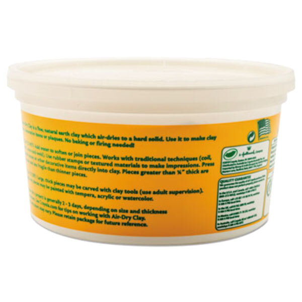 White Natural Clay Bucket For Kids Crayola 5 Pound No Baking Air-Dry Clay 