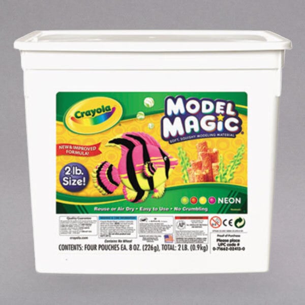 Download Crayola 232413 Model Magic 2 lb. Assorted Neon Color ...