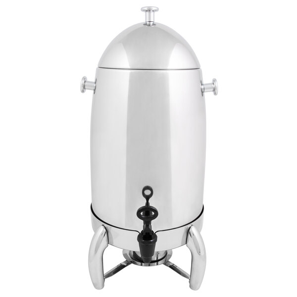 5 Gallon,Stainless Steel 80 cup Coffee Chafer Urn with Gold Accents