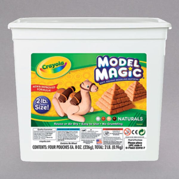 Download Crayola 232412 Model Magic 2 lb. Assorted Natural Color Modeling Compound