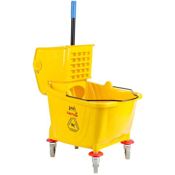 Mop Bucket With Handle Design Large Opening Rectangular Bucket For