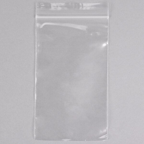 3 Mil 9" x 13" Clear Poly Bags Pack of 50 bags