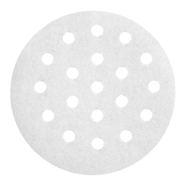 Choice 4" Perforated Round Patty Paper - 5,000/Case