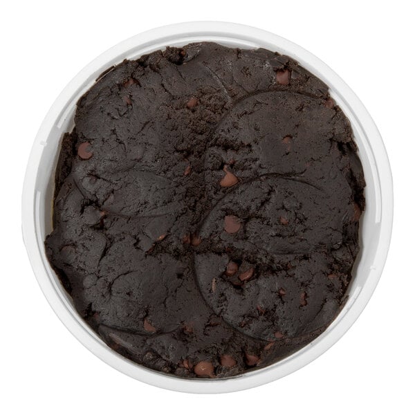 David's Cookies Triple Chocolate Brownie with HERSHEY'S® Kisses Edible Cookie Dough 8 lb. - 2/Case