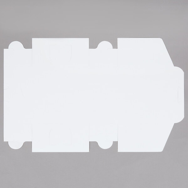 A white rectangular box with a lid on top.