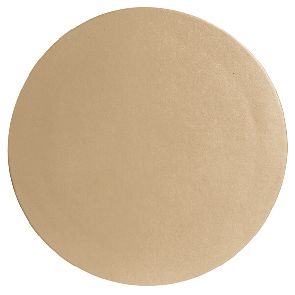 A G.E.T. Enterprises Bugambilia round aluminum disc with a brown MOD finish.