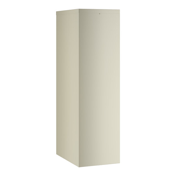 Hirsh 17891 Putty Four-Drawer Vertical Letter File Cabinet - 15" x 22" x 52"