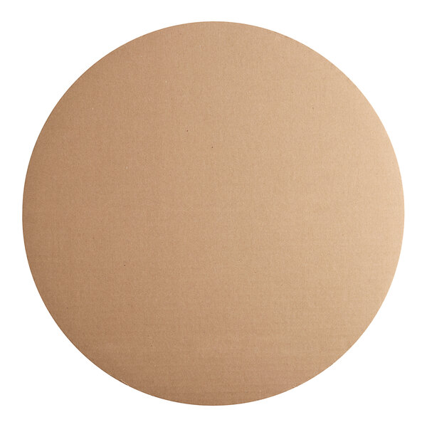 An 18" white corrugated cake circle with a white background.