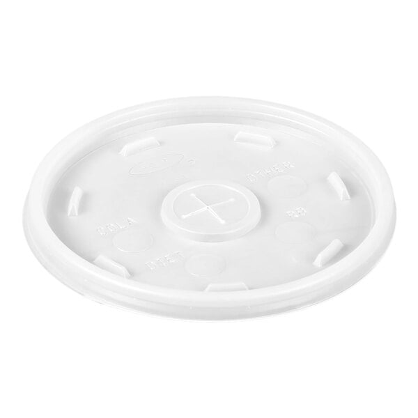 Dart Conex Translucent Lid with Straw Slot - 1,000/Case