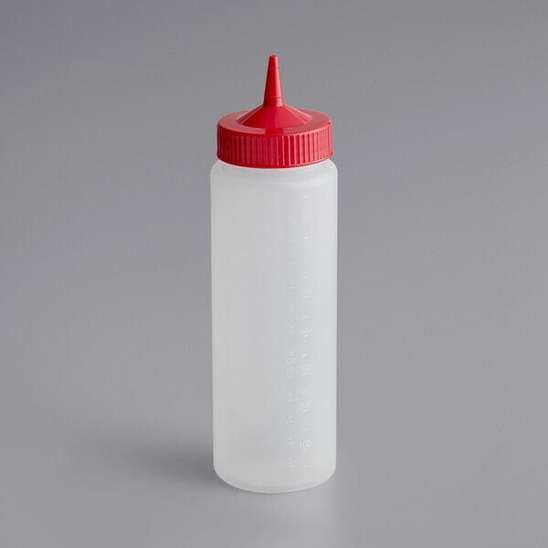 24 oz Condiment Squeeze Bottles Red