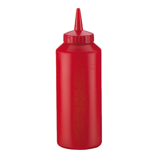 Vollrath Traex® 12 oz. Red Single-Tip Standard Squeeze Bottle