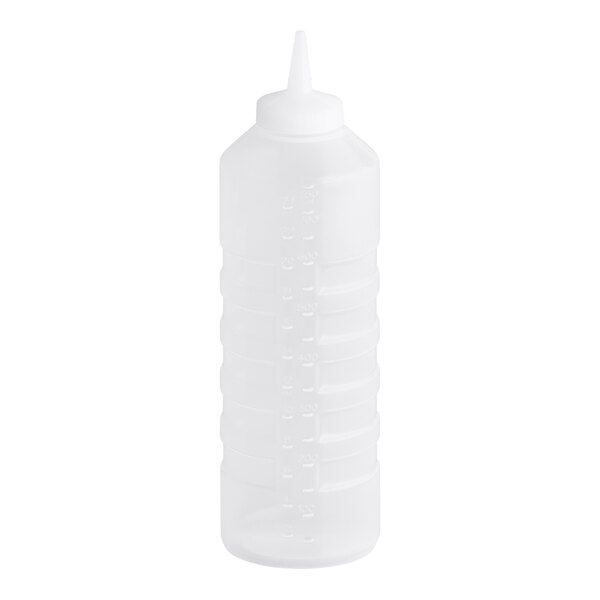 Vollrath 5224-13 Traex® 24 oz. Clear Single Tip Standard Squeeze Bottle