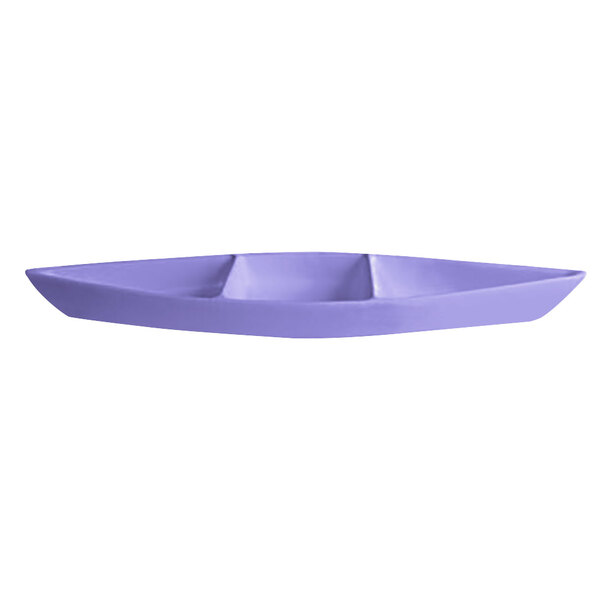 A lavender G.E.T. Enterprises Bugambilia deep boat with dividers.