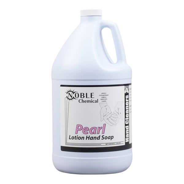 Noble 1 Gallon / 128 oz. Pearl Ready-to-Use Lotion Hand Soap - 4/Case