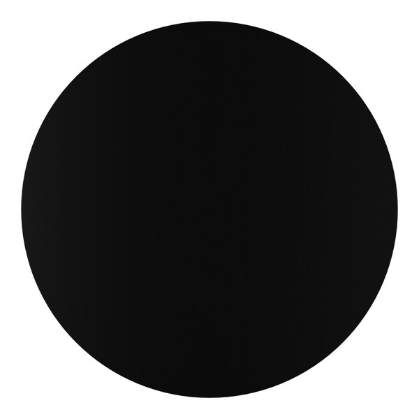 A 36-inch round reversible table with a cherry and black finish, shown with a standard height and a 30-inch by 30-inch cast iron base.