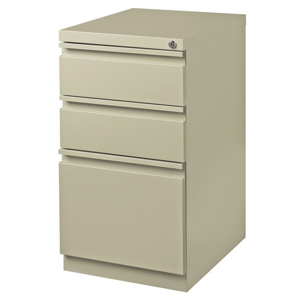 Hirsh Industries 18574 Putty Mobile Pedestal Letter File with 2