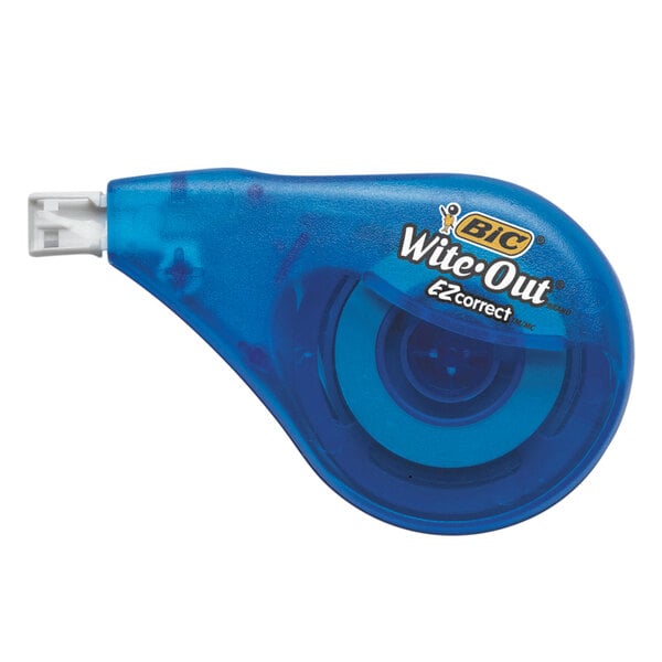 Bic WOTAPP11 Wite-Out EZ Correct Blue 1/6" x 472" Correction Tape