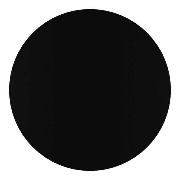 A 24-inch round reversible table with a cherry and black finish, shown with a standard height and a 17-inch cast iron base.