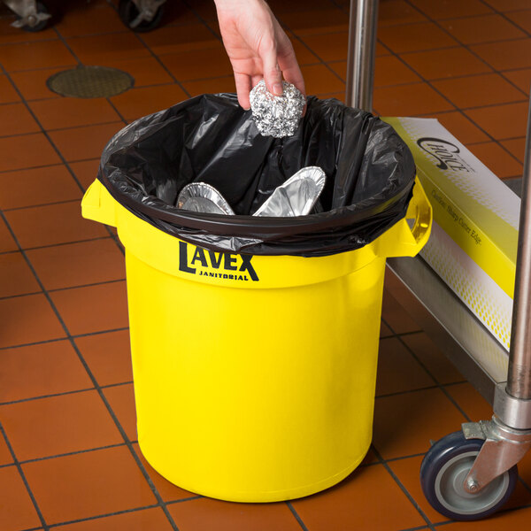 yellow bin liners
