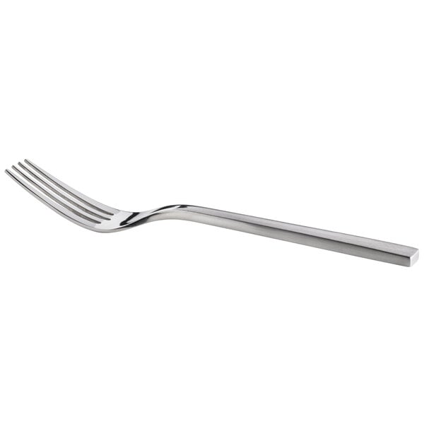 A Oneida Chef's Table Satin stainless steel dessert/salad fork with a white background.