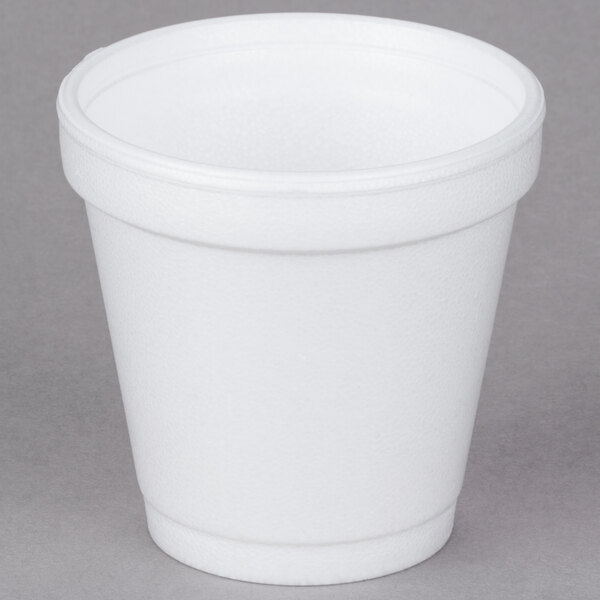 Dart 4j4 4 Oz White Foam Cup 1000 Case