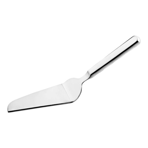 An American Metalcraft stainless steel pie server with a hollow handle.