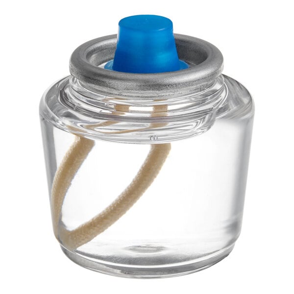 Leola Candle 15 Hour "Smokeless" Clear Liquid Candle Fuel Cartridge - 96/Case