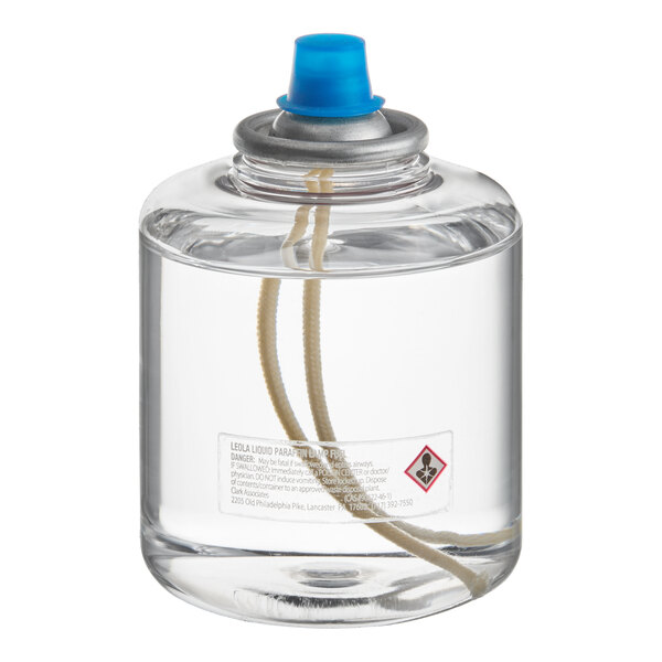 Leola Candle 50 Hour "Smokeless" Clear Liquid Candle Fuel Cartridge - Not for Home Consumer Use - 36/Case