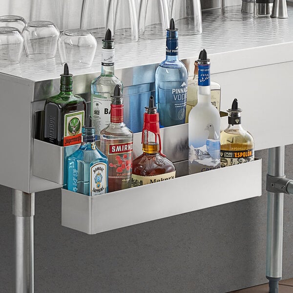 22 Bar Speed Rail/Cocktail Rack Stainless Steel holds 6 Bottles We Can Source It