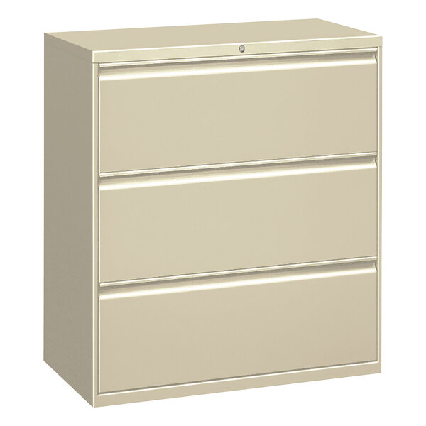 Alera Alelf3041py Putty Metal Three Drawer Lateral File Cabinet 30 X 19 1 4 X 40 7 8