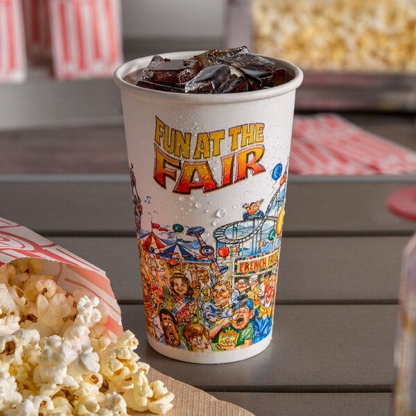 Download 16 oz. Tall Paper Cup with "Fun at the Fair" Design - 1000 ...