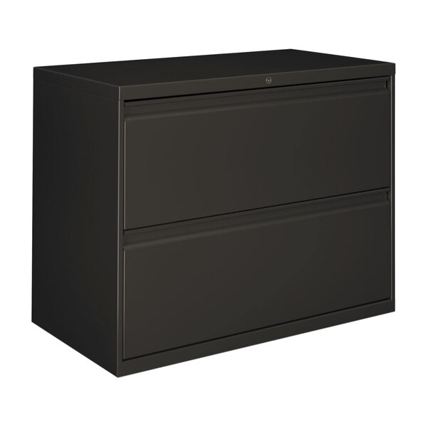 Alera Alelf3029cc Charcoal Two Drawer Metal Lateral File Cabinet