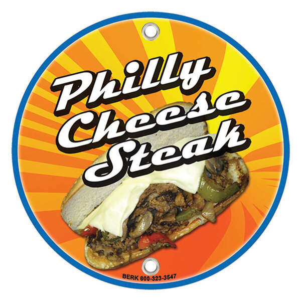 Philly Cheesesteak Concession Restaurant Food Truck Die-Cut Vinyl Sticker 