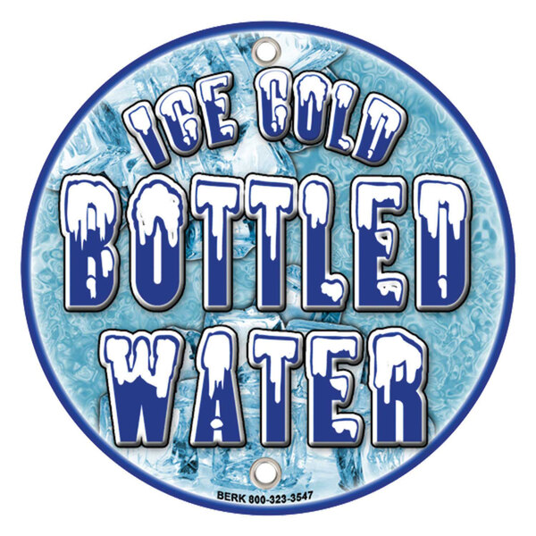 Cold Bottled Water Printable Sign