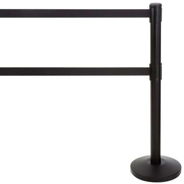 Lancaster Table Seating Black 40 Ada Compliant Stanchion With