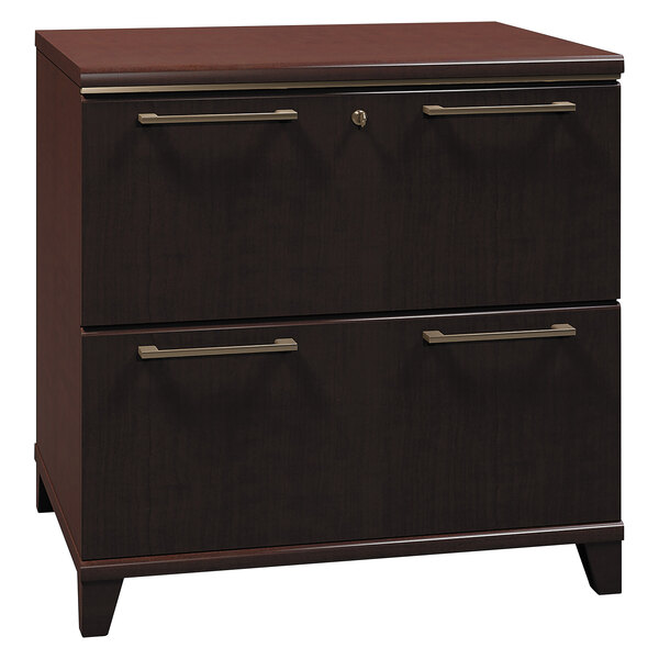 Bush 2954mc03 Enterprise Collection Mocha Cherry Laminate Two