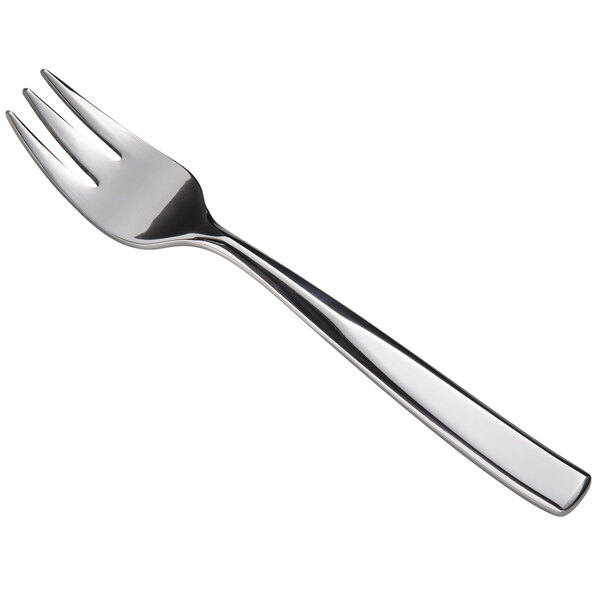 A Oneida Tidal stainless steel fork with a silver handle.