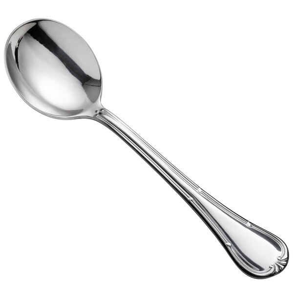 Economy Soup Spoons x 12  Stainless Steel Cutlery 