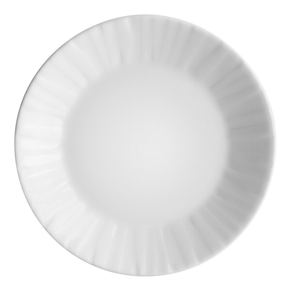 Schonwald Character 6 3/8" White Round Porcelain Plate - 12/Case