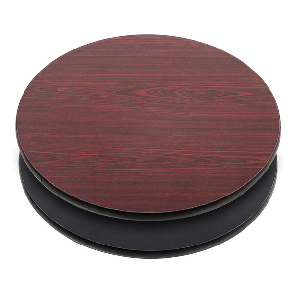 Round Table Top Reversible Cherry, Round Laminate Table Top