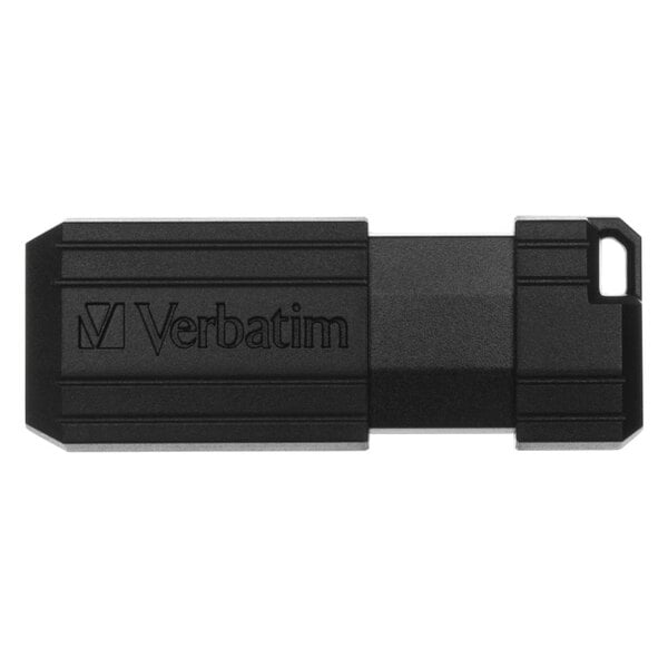 8GB Verbatim PinStripe USB 2.0 Drive Black 