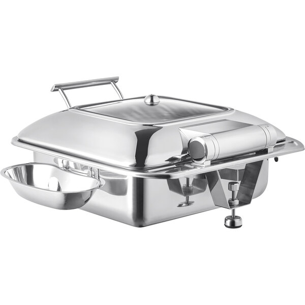 Drop-In 5-Quart Induction Round Chafing Dish with Glass Top PrestoWare PWI-502 