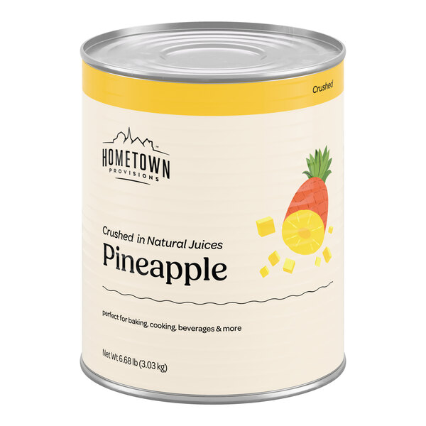 Hometown Provisions #10 Can Crushed Pineapple - 6/Case