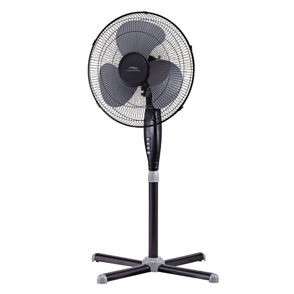 Lakewood LSF1610CBM 16" 3Speed Black Oscillating Pedestal Fan