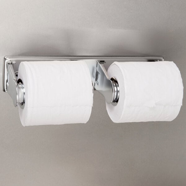 NIB Commercial Grade Dual Jumbo Paper Roll Toilet Dispenser & Key Lock Swisher 