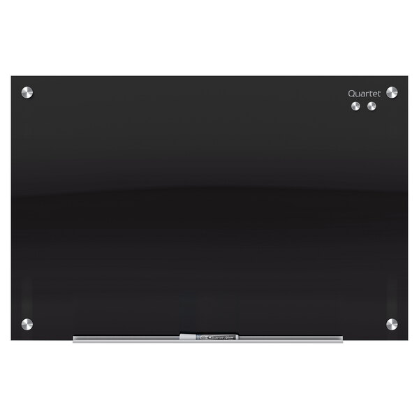 a black screen with a black background