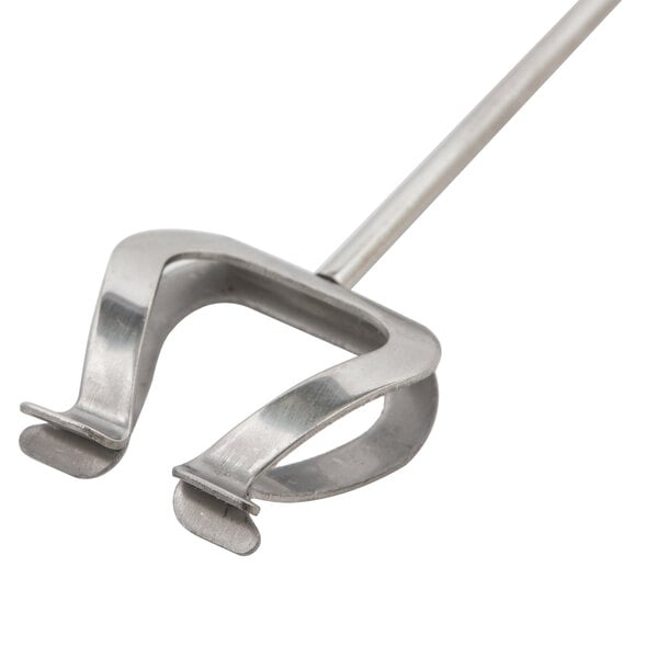A metal Ateco label holder with a long handle.