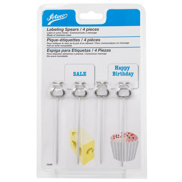 A package of four Ateco label holders.